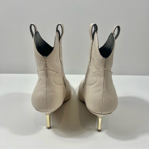 NWT Jessica Simpson Nelda Leather Western Booties 7M - Picture 3 of 4